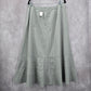 Metro Style Gray Midi Flare Western Boho Indie Y2k Skirt Plus 14