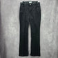 054. Lee Riders Midrise Bootcut Black Straight Denim Jeans 12M