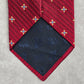 Jos. A. Bank Red Blue Floral Weave Geometric Silk Executive Italy Neck Tie Men's