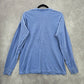 Purple Long Sleeve Minnie Mouse Print Casual Blouse Shirt Top Medium