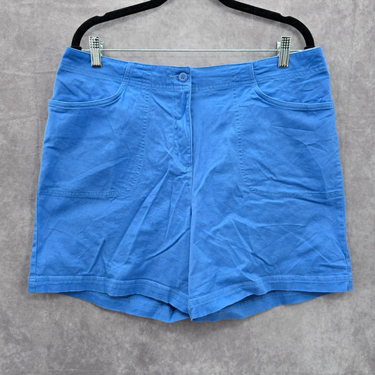 Penmans Blue Stretch Flat Front Bermuda Bottoms Pants Shorts Cotton 14