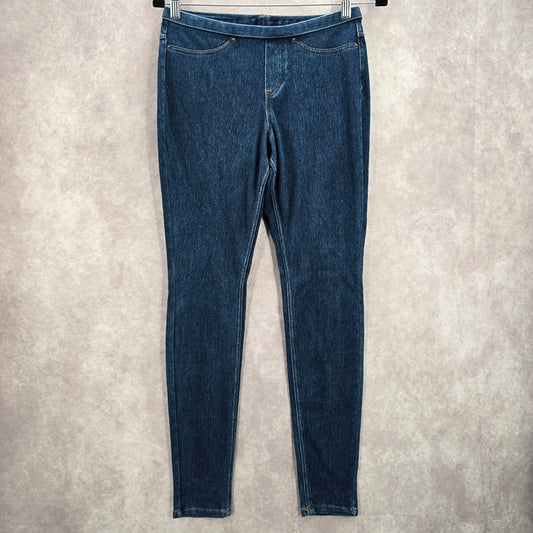 Blue Stretch Pullon Skinny Leggings Jeggings Cotton Jeans Pants S Small