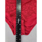 Lace Red Panty Lace Dainty Whimsy Sexy Goth Fairy Coquette Bridal Large 44/46