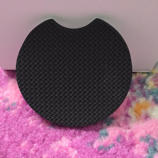 Sunflower Pink Circle Non Slip Handmade Kitchen Home Cup Car Accessories Coaster