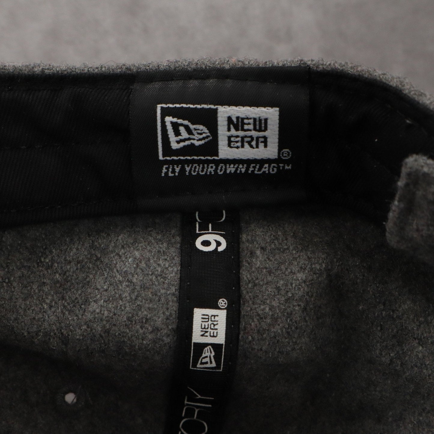 New Era Gray Superbowl Championship 9Forty Cloth Strap XLVIII Baseball Cap Hat