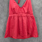 Venus Pink Halter Padded Swimwear Swimsuit Tankini Tank Top Medium M 10