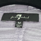 7 for all Mankind Purple Long Sleeve Stitched Crop Button Cotton Top Medium