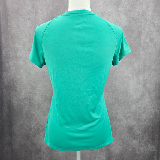 Champion Duo Dry Green Sportwear Active Short Sleeve Tshirt Top Small