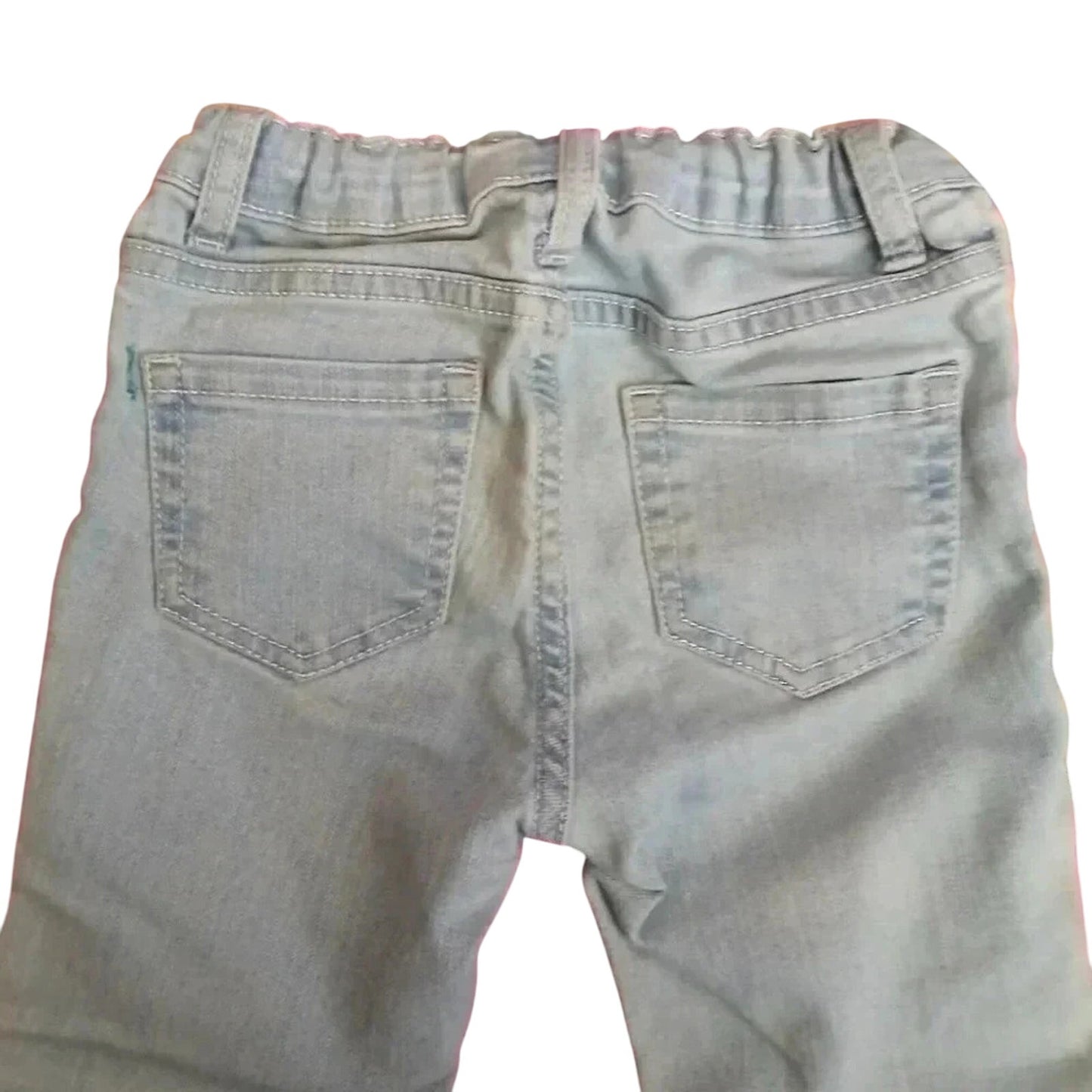 The Children's Place Light Blue Skinny Jeans Adjustable Toddler Denim Girls 4T