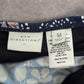New Directions Blue Floral Padded Halter Swimwear Tankini Tank Top Medium M
