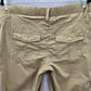 Sonoma Tan Cargo Flat Front Bottoms Pants Shorts Cotton 8