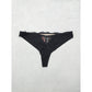 Hunkemoller Black Lace Panty Lace Dainty Whimsy Sexy Goth Fairy Bridal Large