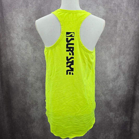 Surf Style Green Racerback Sports Activewear Tank Top Small