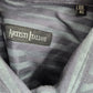 Artisti Italiani Grey Stipe Mens Work Cotton Button Down Dress Shirt XXL