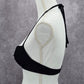 Aerie Black Padded Halter Knot String Brooke Bra Bikini Top 32B