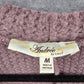 Andree by Unit Purple Long Sleeve Cold Shoulder Collar Sweater Cardigan Medium