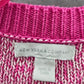 NYCC Plink Open Cardigan Sweater Long Sleeve Pocket Cotton Preppy Boho Medium