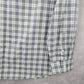 Gap Slim Fit Gray Plaid Long Sleeve Casual Work Mens Button Down Dress Shirt XL