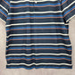 Goodfellow & Co Blue Stripe Short Sleeve Golf Polo Active Mens Shirt Top XL