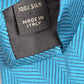 Jos. A. Bank Blue Stripe Repp Geometric 100% Silk Italy Men's Neck Tie NWOT