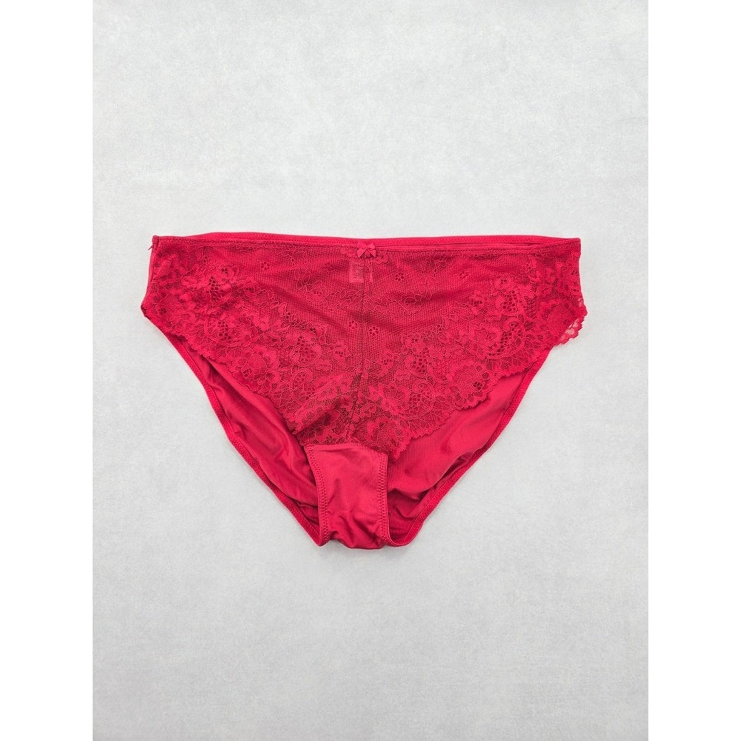 Lace Red Panty Lace Dainty Whimsy Sexy Goth Fairy Coquette Bridal Large 44/46