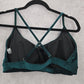 Shein Green Ribbed Crisscross Back Adjustable Strap Padded Bikini Tops 1XL
