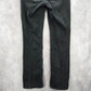 054. Lee Riders Midrise Bootcut Black Straight Denim Jeans 12M