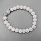 Pink Blue Gray Bead Cross Elastic Boho Retro Bracelet Fashion Jewelry JB4-4
