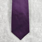 Croft & Barrow Solid Purple Polyester Men's Neck Tie