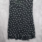 Apostrophe Black White Polka Dot Sleeveless Knee Length Retro Boho Dress 12