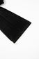 Black Solid Color High Waist Flare Corduroy Pants
