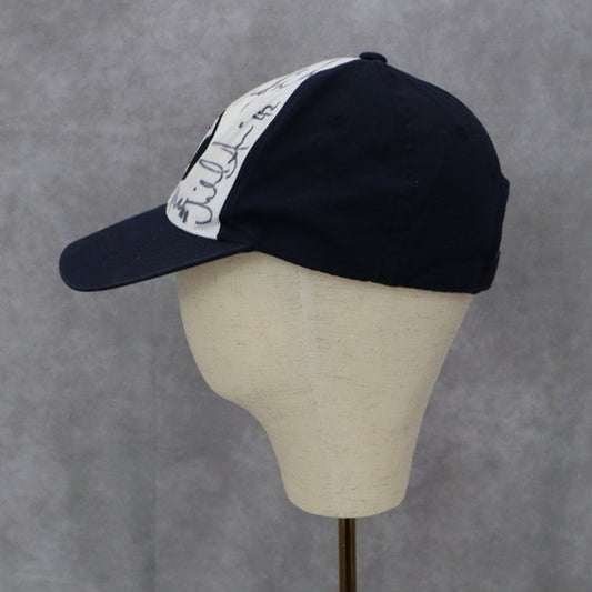 BYU Flat Bill Autographed Navy Adjustable Fan Athletic Cotton Baseball Cap Hat