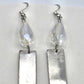 Silver Bead Bar Dangle Hook Earrings Fashion Jewelry