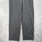 Hanes Eco Smart Gray Pullon Wide Straight Leg Trousers Joggers Pants S Small