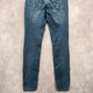 050. So Distressed Ultimate High Rise Denim Jeggings Blue Pants Jeans Skinny 3