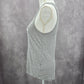 Old Navy Active Gray Warrior Tank Semi Fitted Sleeveless Activewear Top Small