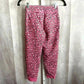 Jumping Beans Purple Animal Print Sweater Pant Set Girls Size 6X-7