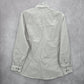Axist Gray Button Down Western Work Casual Stripe Long Sleeve Dress Shirt XL