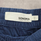 Sonoma Blue Pullon Beach Bermuda Relaxed Casual Pants Shorts XL Extra Large