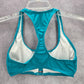 Urban Sea Green Cutout Racerback Padded Swimwear Bikini Sports Bra S Small
