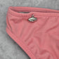 Venus Pink White Medium Cheeky Size 10 Bikini Bottom Swimwear