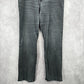 141. Lee Classic Fit Black Straight Gray Denim Pants Jeans 14M