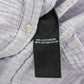 7 for all Mankind Purple Long Sleeve Stitched Crop Button Cotton Top Medium