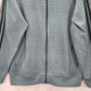 Adidas Gray Stripe Active Sports Full Zip Light Track Suit Coat Jacket Large L