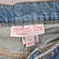 Isabel Maternity Blue Denim Jeans Midi Stretch Bottoms Pants Shorts 12