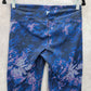 Old Navy Active Cropped Capri Blue Purple Yoga Stretch Pants Leggings M Medium