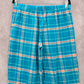 Magellan Outdoors Blue Plaid Sleep Fleece Pajama Bottoms Trousers Pants M Medium