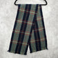 Blue Green Plaid Tartan Fringe Wrap Long Shawl Unisex Scarves Scarf