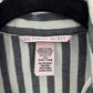 Victoria Secrets Gray White Striped Top Pant Pajama Set Extra Small XS