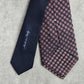 Napoli d'Nordstorm Blue Gray Floral Paisley Geometric Silk Italy Neck Tie Men's